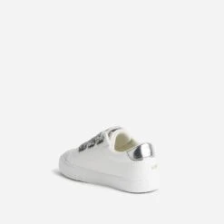 Tennis KAPORAL Blanche Et Argentée à Scratchs Pailletés -Caprices Chaussures Boutique WWWERM 10144320036 3