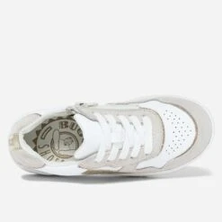 Tennis BUGGY Blanche, Grise Et Dorée -Caprices Chaussures Boutique WWWERM 10144320071 4