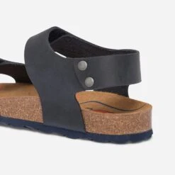 Sandale Anatomique Marine En Cuir à Scratchs -Caprices Chaussures Boutique WWWERM 10153830009 4