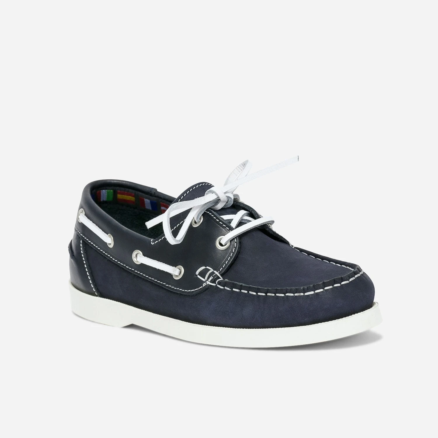 Chaussure Bateau Marine En Cuir 4 Chaussure Bateau Marine En Cuir – Image 2