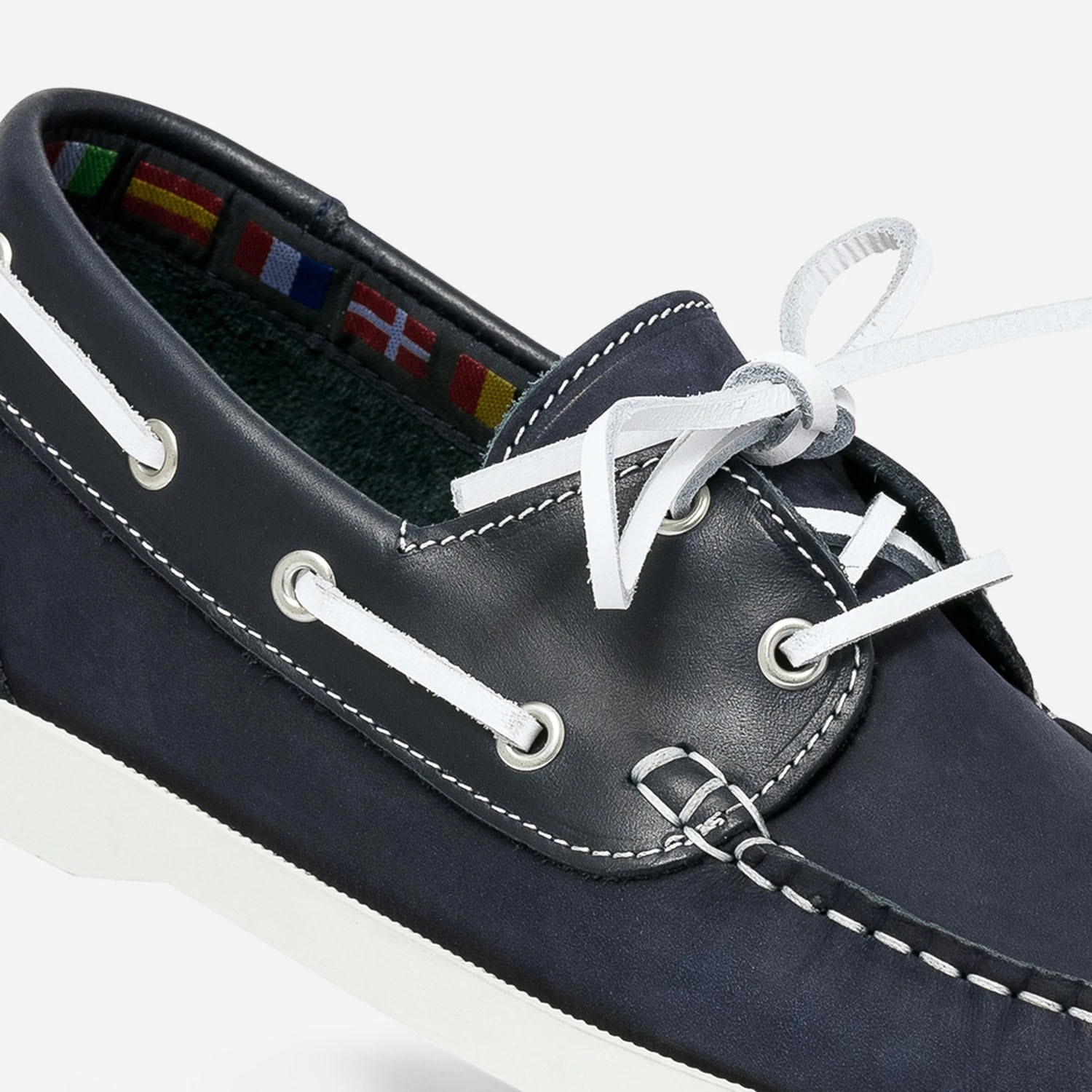 Chaussure Bateau Marine En Cuir 7 Chaussure Bateau Marine En Cuir – Image 5