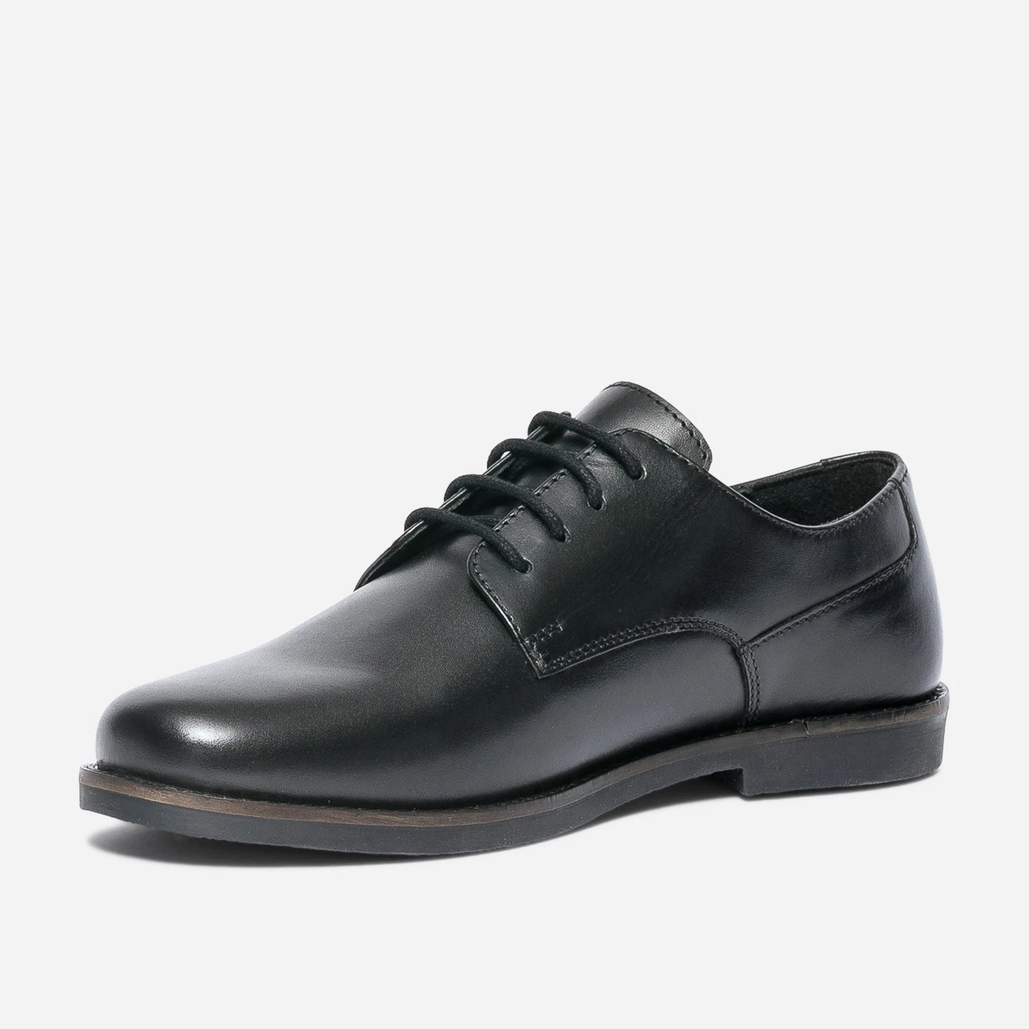 Derby Noir éco-conçu En Cuir 5 Derby Noir éco-conçu En Cuir – Image 3