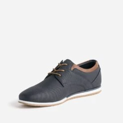 Derby Confort BUGGY Marine Et Marron -Caprices Chaussures Boutique WWWERM 10154320024 2