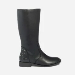 Botte Noire à Clous