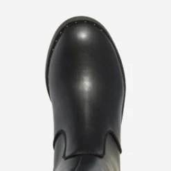 Botte Noire à Clous -Caprices Chaussures Boutique WWWERM 10163810032 4