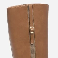 Botte Marron Avec Détails Métallisés -Caprices Chaussures Boutique WWWERM 10163810033 5