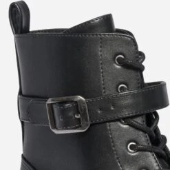 Bottine Noire à Semelle Crantée -Caprices Chaussures Boutique WWWERM 10163820085 5