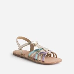 Sandale BUGGY Or, Parme, Turquoise Cuir Métallisé 9 Sandale BUGGY Or, Parme, Turquoise Cuir Métallisé -Caprices Chaussures Boutique WWWERM 10163830088 1