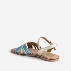 Sandale BUGGY Dorée En Cuir Avec 3 Brides Couleur -Caprices Chaussures Boutique WWWERM 10163830090 3