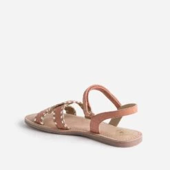 Sandale BUGGY Saumon Et Dorée En Cuir Velours 11 Sandale BUGGY Saumon Et Dorée En Cuir Velours -Caprices Chaussures Boutique WWWERM 10163830093 3