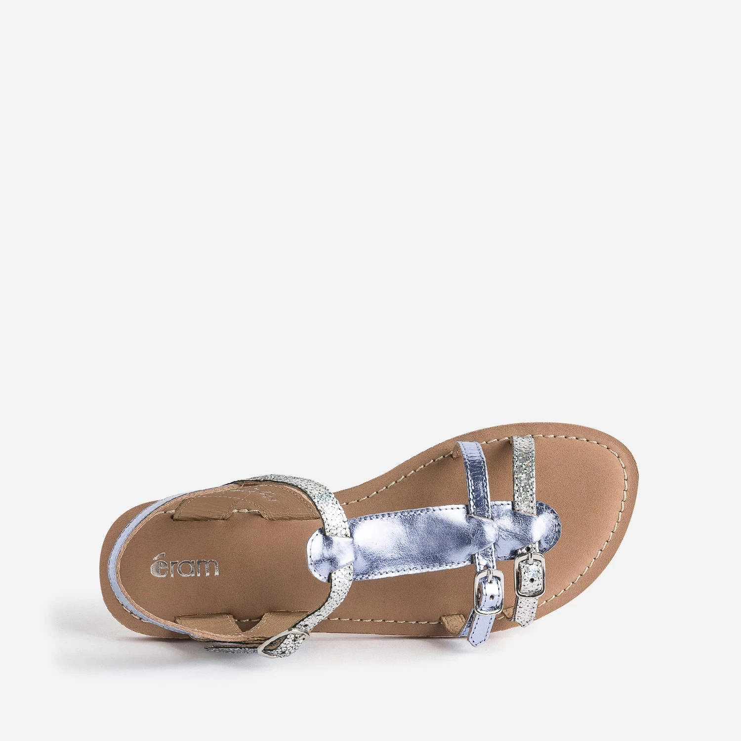 Sandale BUGGY Parme Métallisé En Cuir 7 Sandale BUGGY Parme Métallisé En Cuir – Image 5