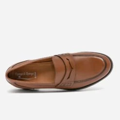 Mocassin Camel En Cuir -Caprices Chaussures Boutique WWWERM 10271230018 4