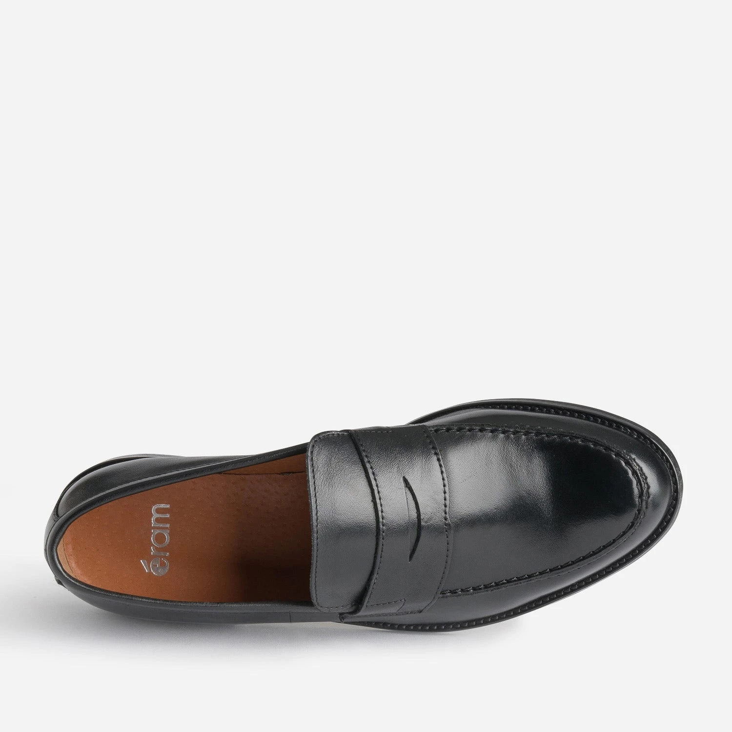 Mocassin Noir En Cuir 8 Mocassin Noir En Cuir – Image 6