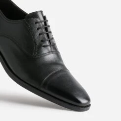 Richelieu Noir En Cuir -Caprices Chaussures Boutique WWWERM 10271350008 5