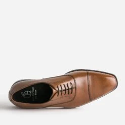 Richelieu Cognac En Cuir -Caprices Chaussures Boutique WWWERM 10271350012 4