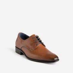 Derby FLUCHOS Cognac En Cuir -Caprices Chaussures Boutique WWWERM 10271350030 1