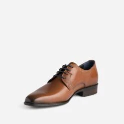 Derby FLUCHOS Cognac En Cuir -Caprices Chaussures Boutique WWWERM 10271350030 2