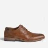 Derby Cognac En Cuir Embossé -Caprices Chaussures Boutique WWWERM 10271350044 0