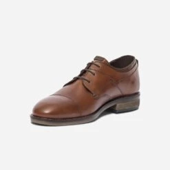 Derby Cognac En Cuir à Double Col -Caprices Chaussures Boutique WWWERM 10271350090 2