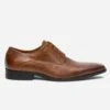 Derby Cognac En Cuir -Caprices Chaussures Boutique WWWERM 10271350504 0