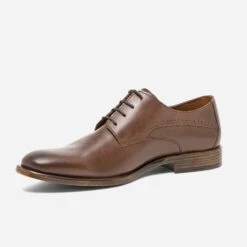 Derby Marron éco-conçu En Cuir -Caprices Chaussures Boutique WWWERM 10271350524 2