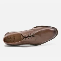 Derby Marron éco-conçu En Cuir -Caprices Chaussures Boutique WWWERM 10271350524 4