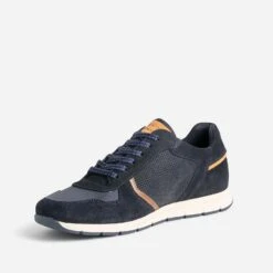 Tennis REDSKINS Marine En Cuir Velours -Caprices Chaussures Boutique WWWERM 10271390003 2