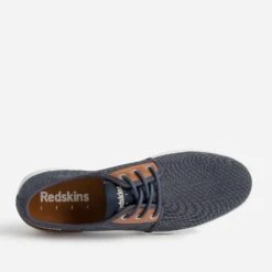 Tennis REDSKINS Marine En Toile Rayée -Caprices Chaussures Boutique WWWERM 10271390043 4