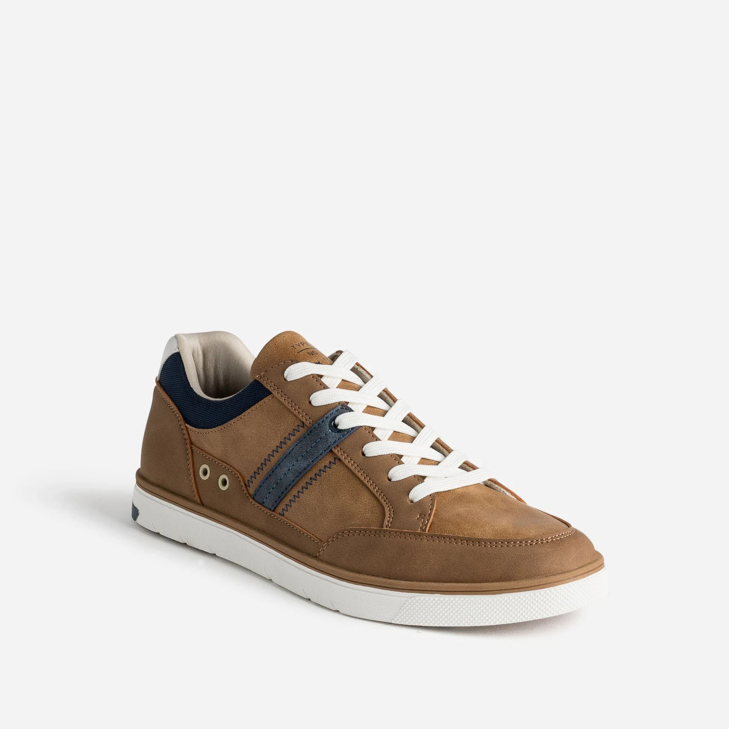 Tennis Camel Et Bleu Marine 4 Tennis Camel Et Bleu Marine – Image 2