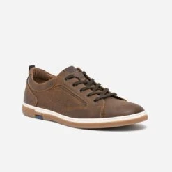 Tennis Marron En Cuir -Caprices Chaussures Boutique WWWERM 10271390090 1