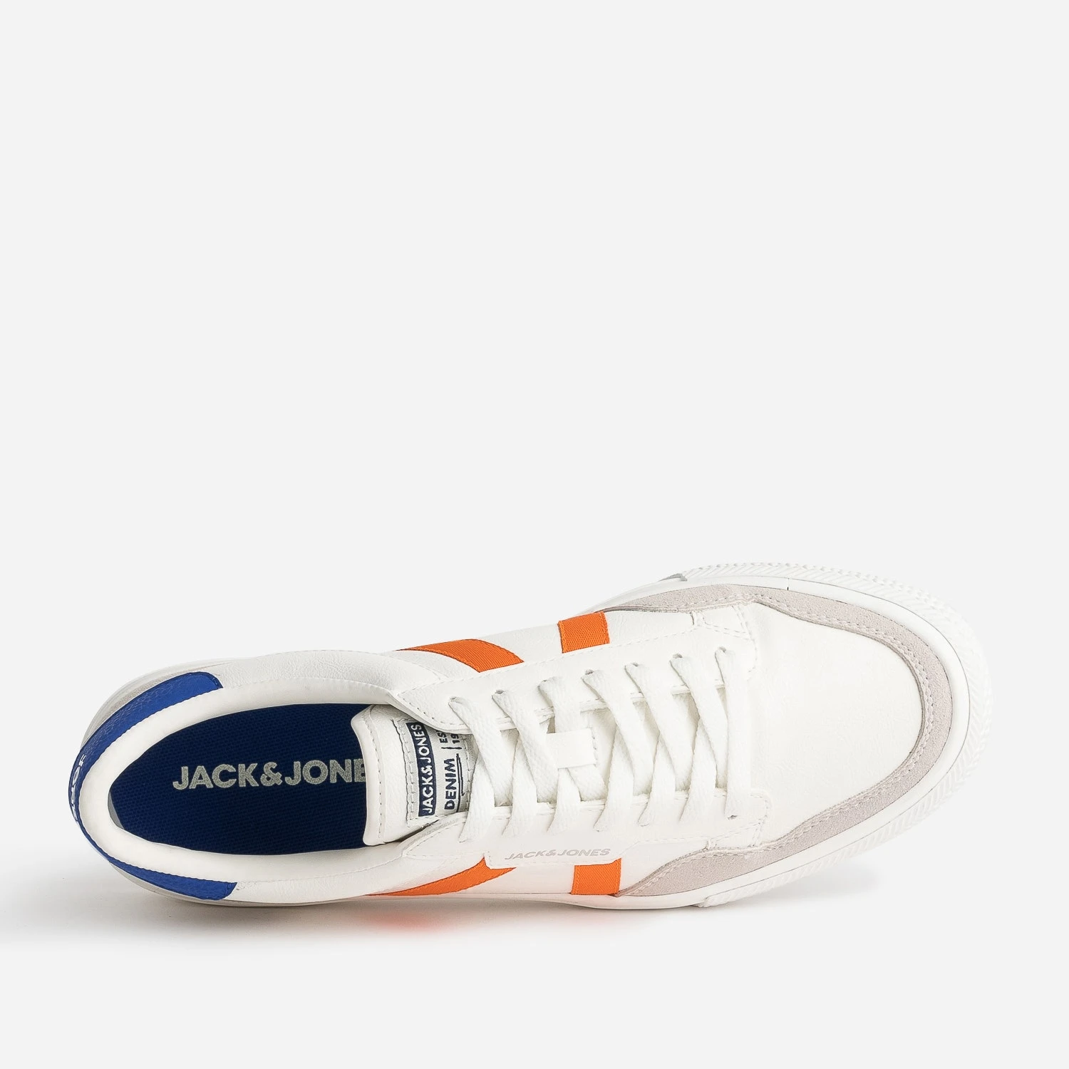 Jack & Jones Tennis JACK&JONES Blanche, Grise, Bleue Et Orange 7 Jack & Jones Tennis JACK&JONES Blanche, Grise, Bleue Et Orange – Image 5
