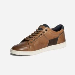 Tennis REDSKINS Cognac En Cuir -Caprices Chaussures Boutique WWWERM 10271390531 2