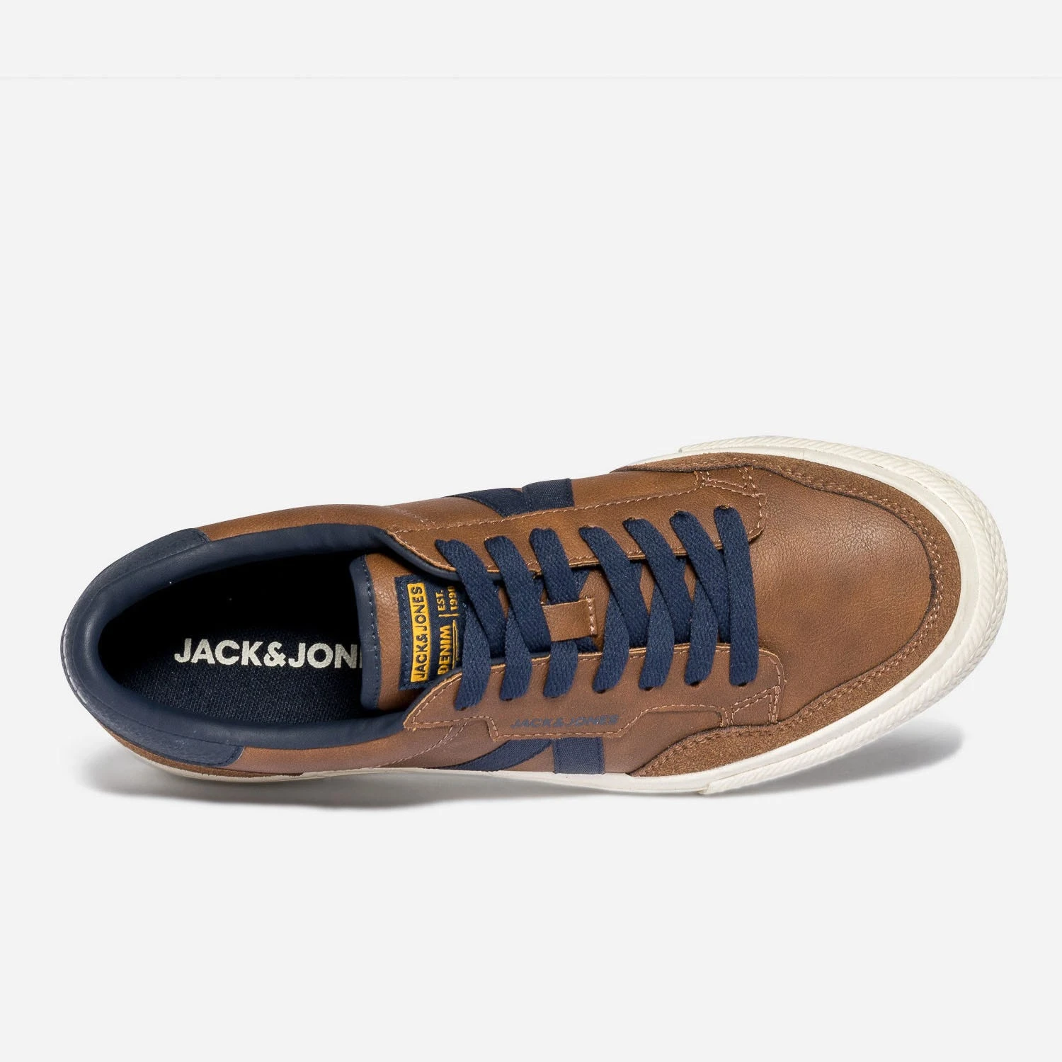 Jack & Jones Tennis JACK&JONES Cognac Et Marine 7 Jack & Jones Tennis JACK&JONES Cognac Et Marine – Image 5