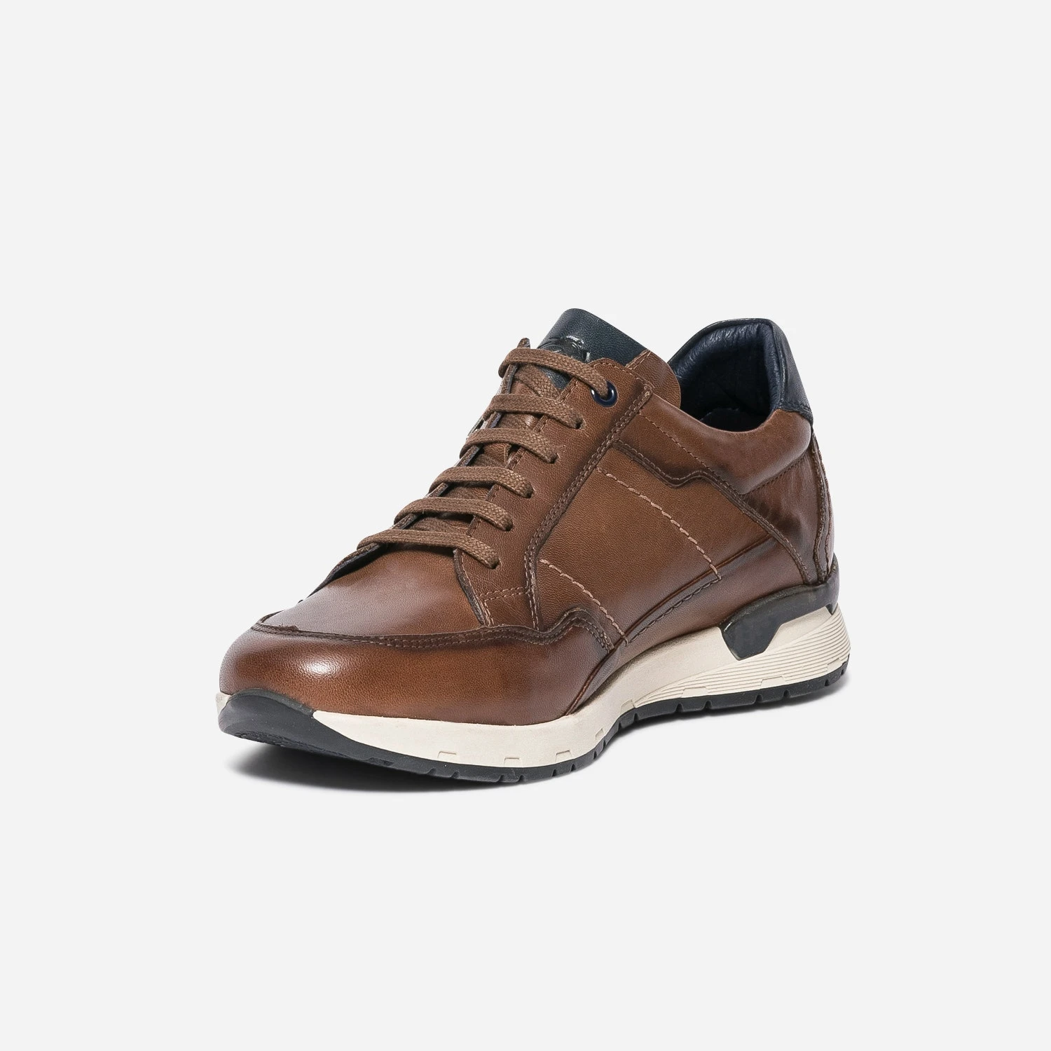 Tennis FLUCHOS Marron En Cuir Avec Zip 5 Tennis FLUCHOS Marron En Cuir Avec Zip – Image 3