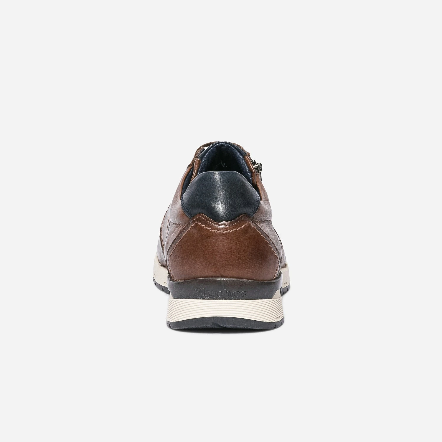 Tennis FLUCHOS Marron En Cuir Avec Zip 6 Tennis FLUCHOS Marron En Cuir Avec Zip – Image 4