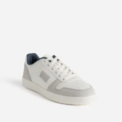 Tennis Blanche, Gris Clair Et Marine -Caprices Chaussures Boutique WWWERM 10271390624 1