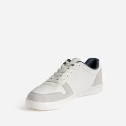 Tennis Blanche, Gris Clair Et Marine -Caprices Chaussures Boutique WWWERM 10271390624 2