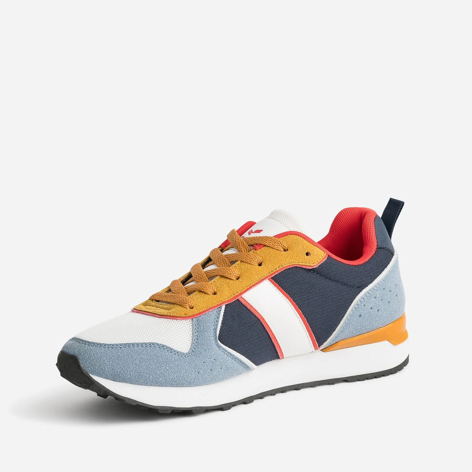 Tennis KAPORAL Marine, Bleu, Blanc, Ocre Et Rouge 5 Tennis KAPORAL Marine, Bleu, Blanc, Ocre Et Rouge – Image 3