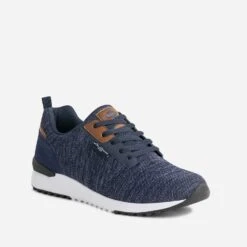 Tennis LEE COOPER Marine Chiné En Mesh -Caprices Chaussures Boutique WWWERM 10271390630 1