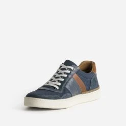Tennis Bleu Marine Multi Matières -Caprices Chaussures Boutique WWWERM 10271390635 2