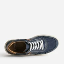 Tennis Bleu Marine Multi Matières -Caprices Chaussures Boutique WWWERM 10271390635 4