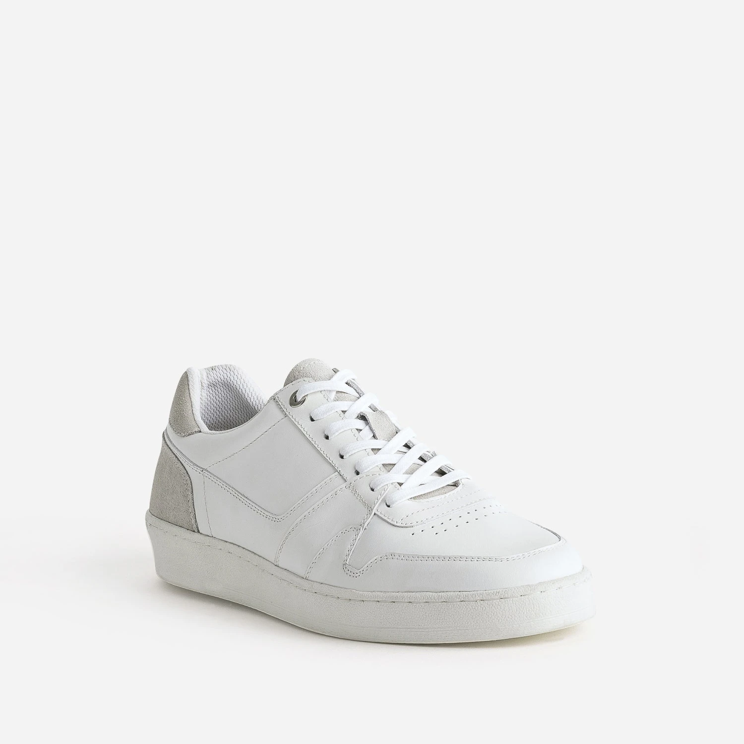 Tennis Blanche éco-conçue En Cuir Détails Gris 4 Tennis Blanche éco-conçue En Cuir Détails Gris – Image 2