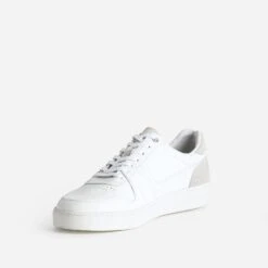 Tennis Blanche éco-conçue En Cuir Détails Gris 9 Tennis Blanche éco-conçue En Cuir Détails Gris -Caprices Chaussures Boutique WWWERM 10271390642 2