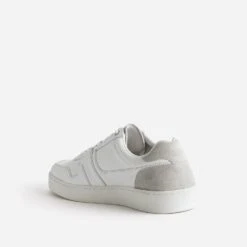 Tennis Blanche éco-conçue En Cuir Détails Gris 10 Tennis Blanche éco-conçue En Cuir Détails Gris -Caprices Chaussures Boutique WWWERM 10271390642 3