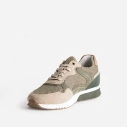 Tennis Beige, Kaki, Marron éco-conçue Multi Matières -Caprices Chaussures Boutique WWWERM 10271390644 2