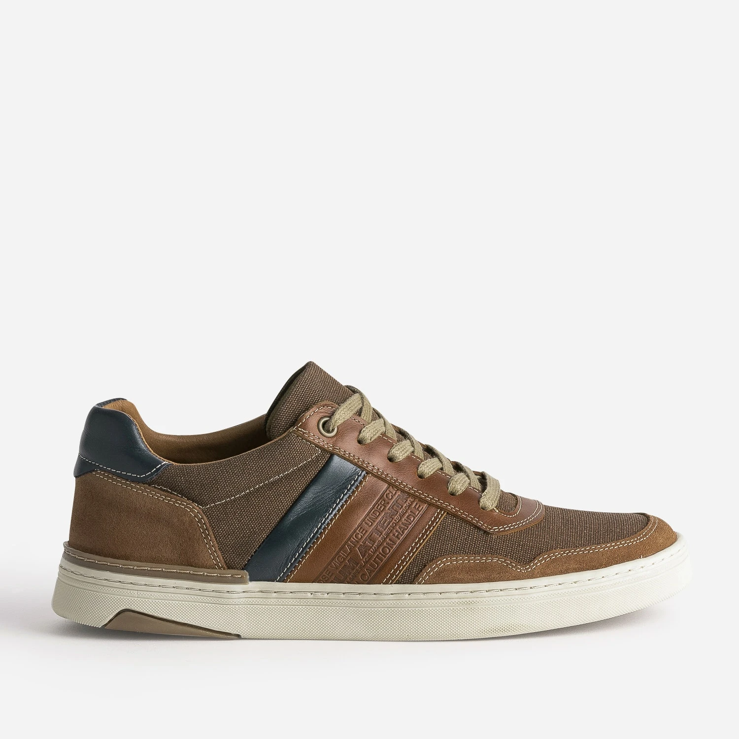 Tennis Cognac Multi Matières 3 Tennis Cognac Multi Matières