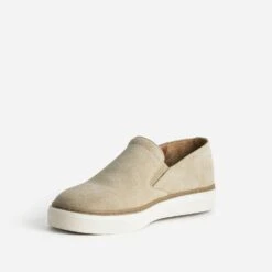 Slip-on Beige éco-conçu En Cuir Velours -Caprices Chaussures Boutique WWWERM 10271390648 2