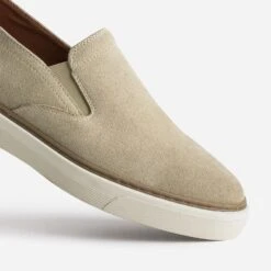 Slip-on Beige éco-conçu En Cuir Velours -Caprices Chaussures Boutique WWWERM 10271390648 5