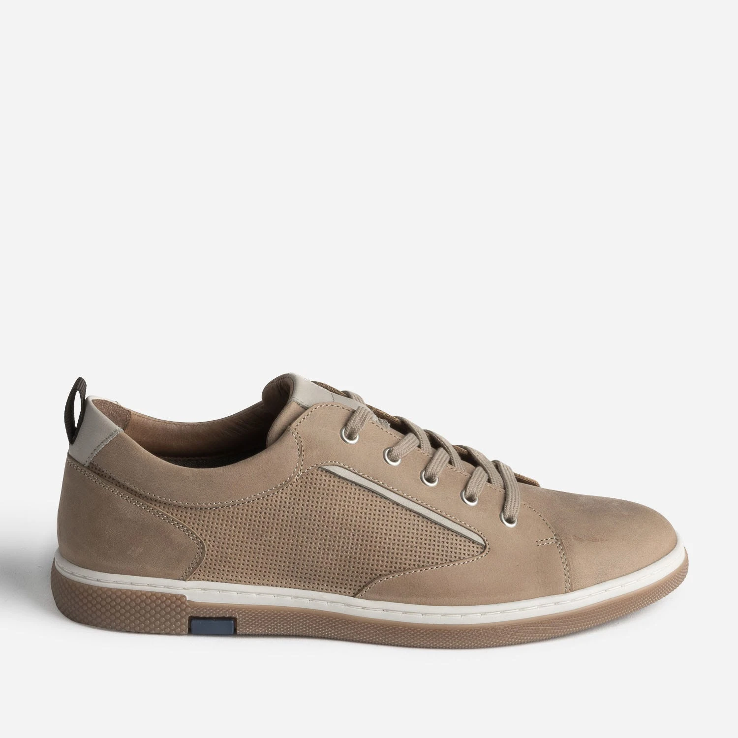 Tennis Beige Foncé En Cuir 3 Tennis Beige Foncé En Cuir