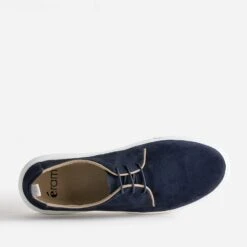 Derby Confort Marine En Cuir Velours -Caprices Chaussures Boutique WWWERM 10271390654 4